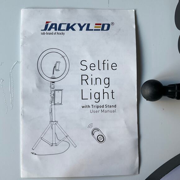 10'' Ring Light,w Extendable Tripod Stand, for Live Stream/Makeup/YouTube/TikTok - Picture 11 of 11